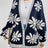 Contrast Dropped Shoulder Long Sleeve Cardigan - V.I.P Digital Presence