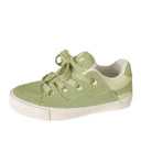 Contrast Lace Up Round Toe Flats Sneakers - V.I.P Digital Presence