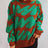 Contrast Round Neck Long Sleeve Sweater - V.I.P Digital Presence