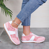 Contrast Round Toe Flat Sneakers - V.I.P Digital Presence