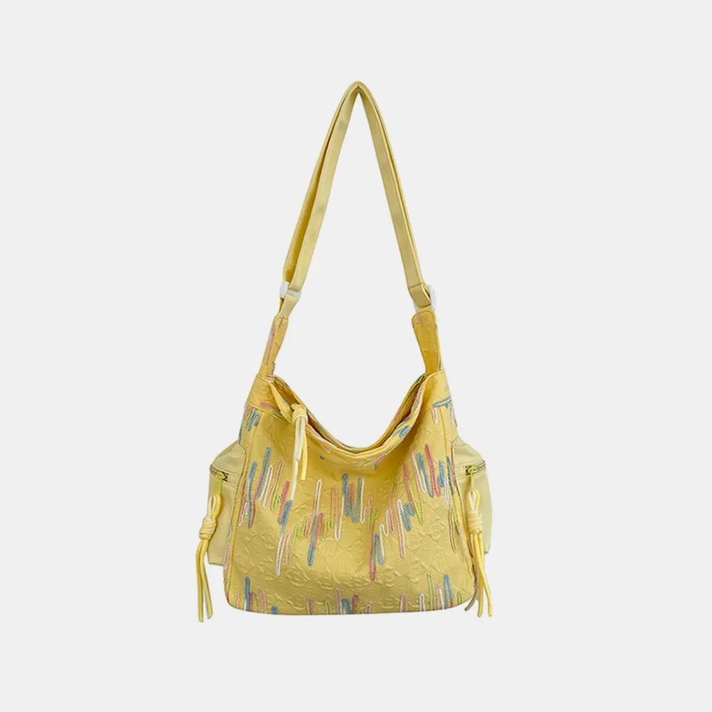 Contrast Texture Shoulder Bag - V.I.P Digital Presence