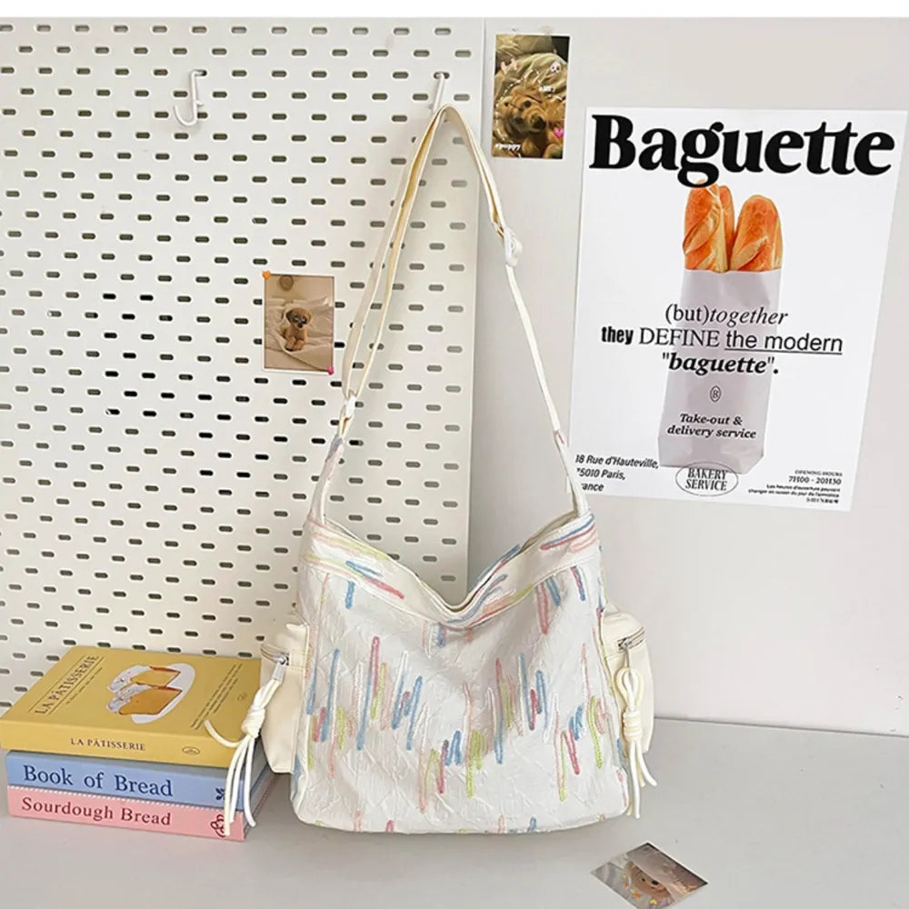 Contrast Texture Shoulder Bag - V.I.P Digital Presence