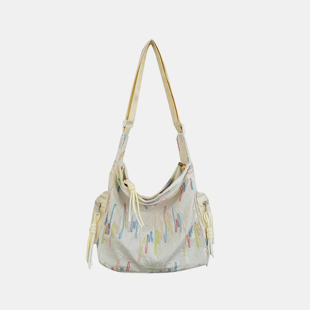 Contrast Texture Shoulder Bag - V.I.P Digital Presence