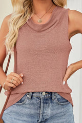 Cowl Neck Knit Vest - V.I.P Digital Presence