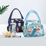 Creative Portable Thermal Insulation Bag Zipper Bento Bag Thickened Aluminum Foil Portable Oxford Cloth Lunch Box Bag - V.I.P Digital Presence