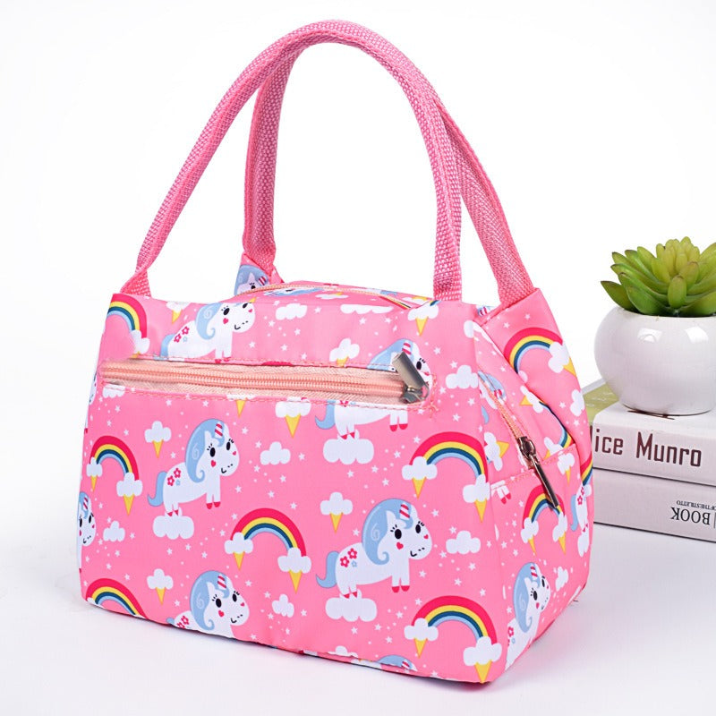 Creative Portable Thermal Insulation Bag Zipper Bento Bag Thickened Aluminum Foil Portable Oxford Cloth Lunch Box Bag - V.I.P Digital Presence