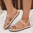 Crisscross Open Toe Flat Sandals - V.I.P Digital Presence