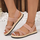 Crisscross Open Toe Flat Sandals - V.I.P Digital Presence