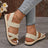 Crisscross Open Toe Flat Sandals - V.I.P Digital Presence