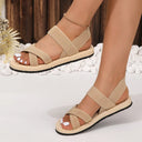 Crisscross Open Toe Flat Sandals - V.I.P Digital Presence