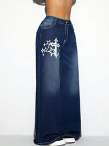 Cross Wide Leg Jeans - V.I.P Digital Presence