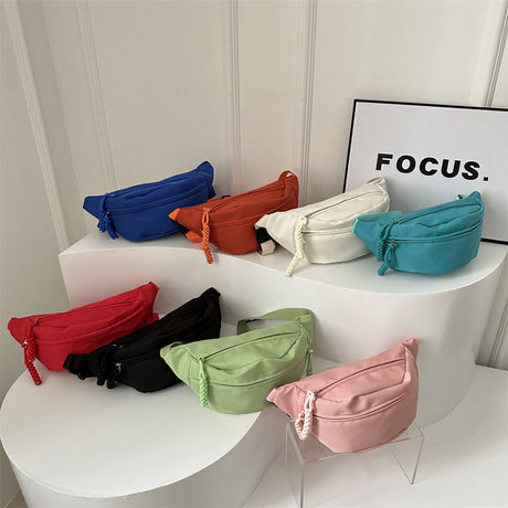 Crossbody bag women's casual bag canvas bag waist bag trendy sports chest bag - V.I.P Digital Presence