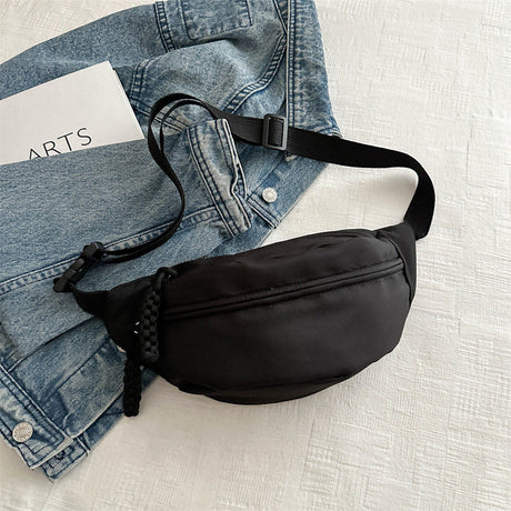 Crossbody bag women's casual bag canvas bag waist bag trendy sports chest bag - V.I.P Digital Presence
