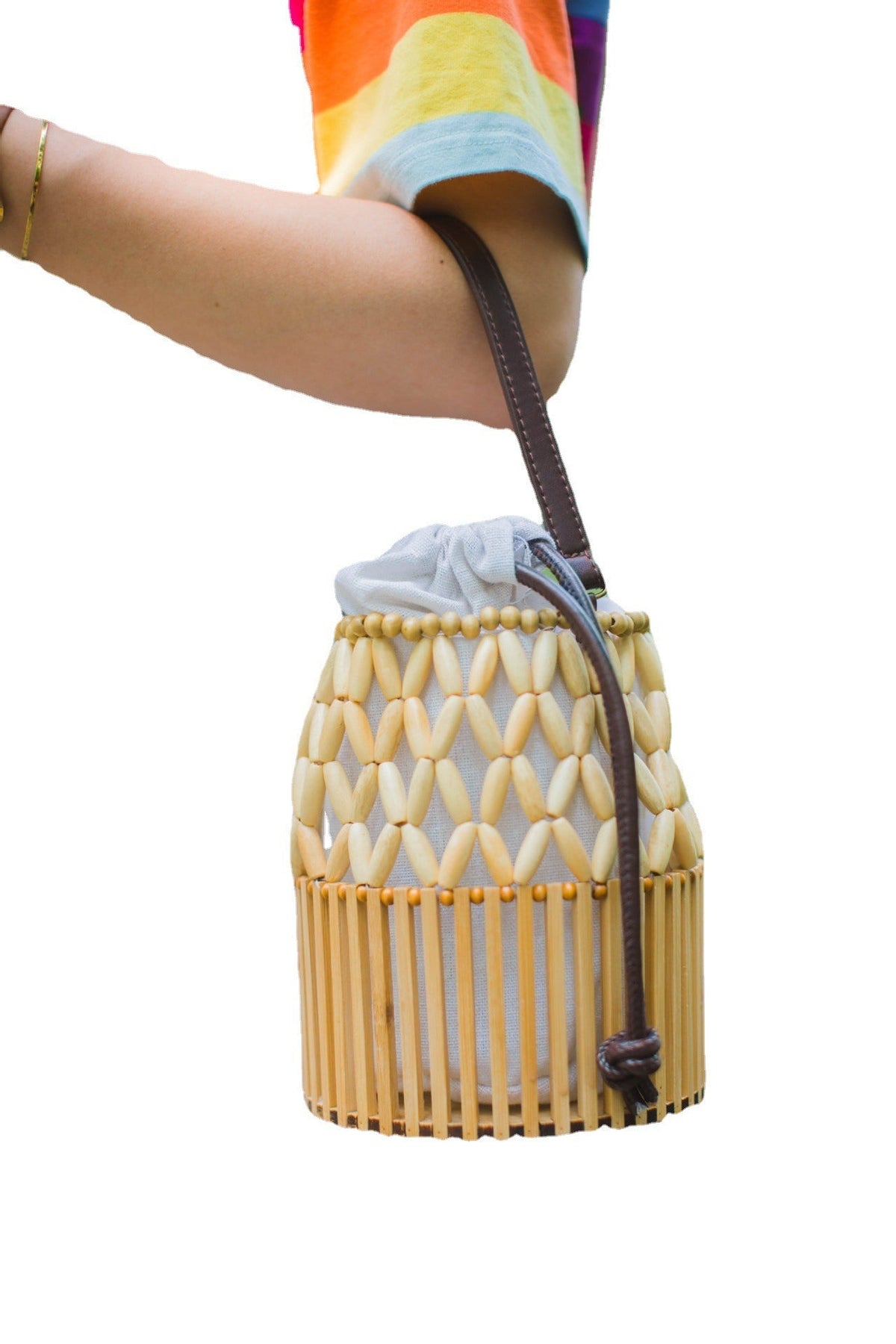 Crossbody bamboo bag hand woven bamboo bag rattan woven bag vacation beach bag craft shoulder bag - V.I.P Digital Presence