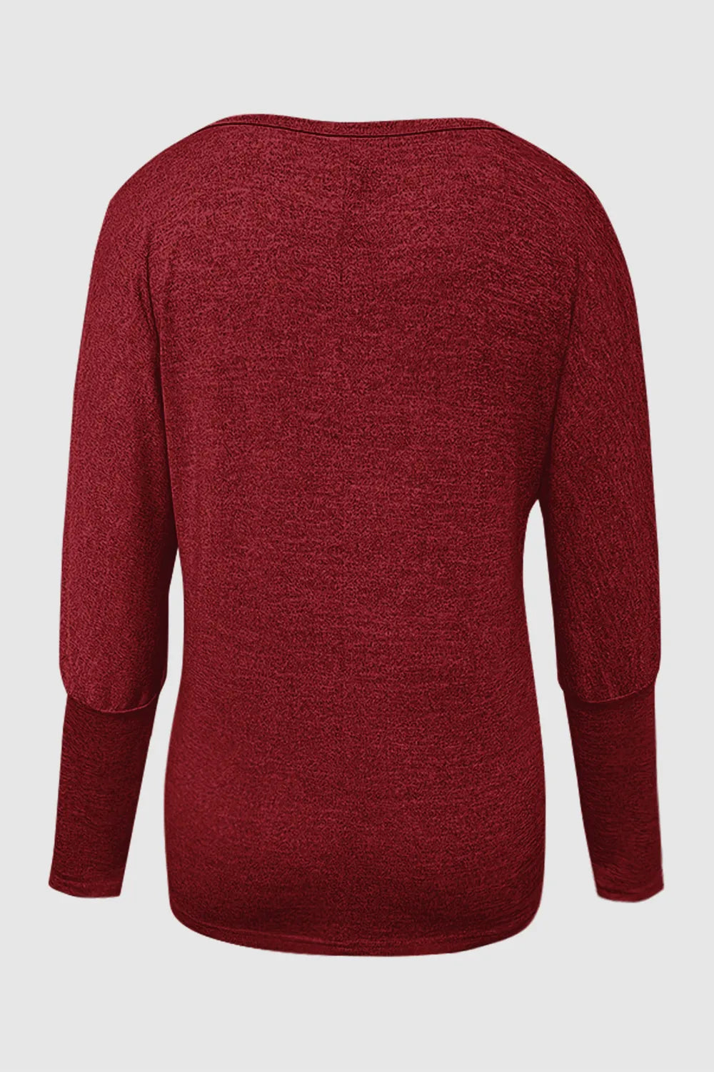 Cutout Round Neck Long Sleeve T-Shirt - V.I.P Digital Presence