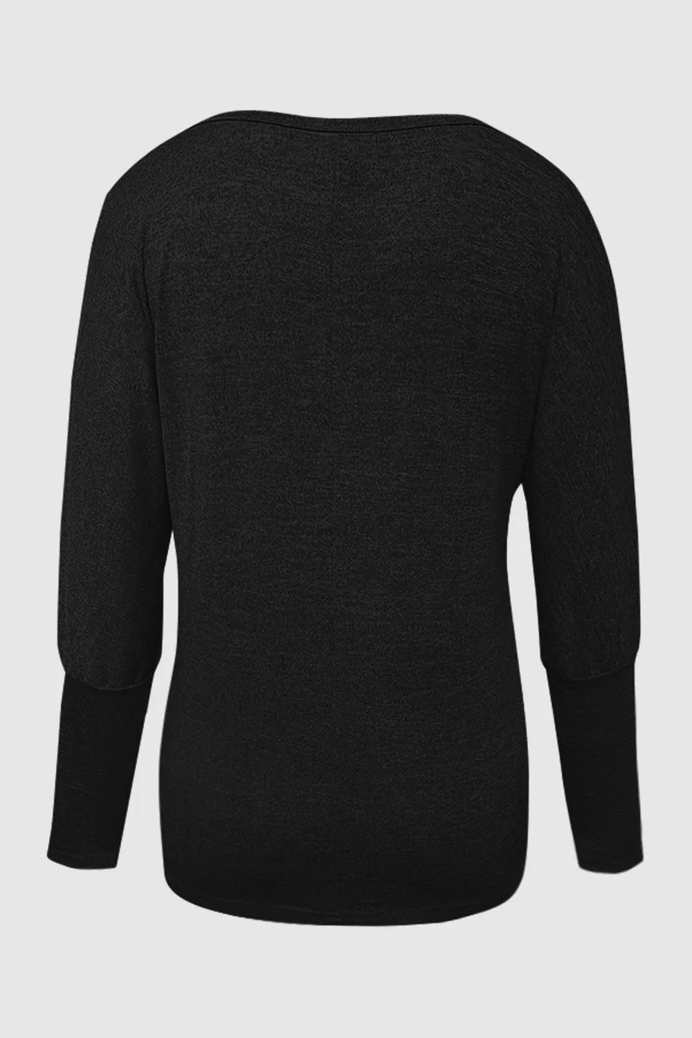 Cutout Round Neck Long Sleeve T-Shirt - V.I.P Digital Presence