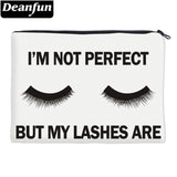 Deanfun Cosmetic Bags 3D Printed Eyelash with Letter Necessaries for Women Travelling - V.I.P Digital Presence
