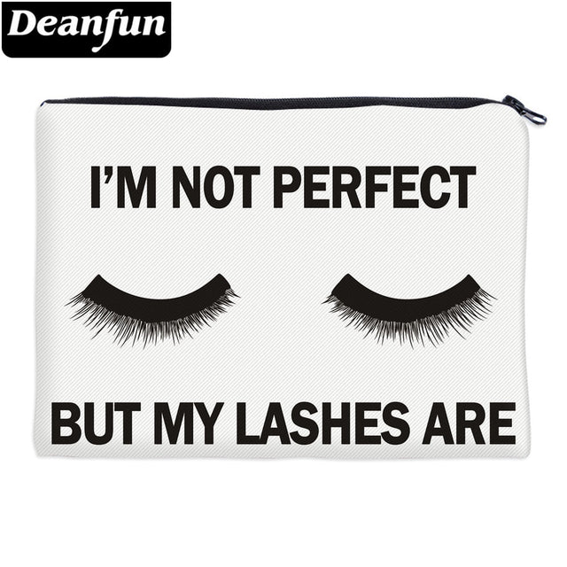 Deanfun Cosmetic Bags 3D Printed Eyelash with Letter Necessaries for Women Travelling - V.I.P Digital Presence