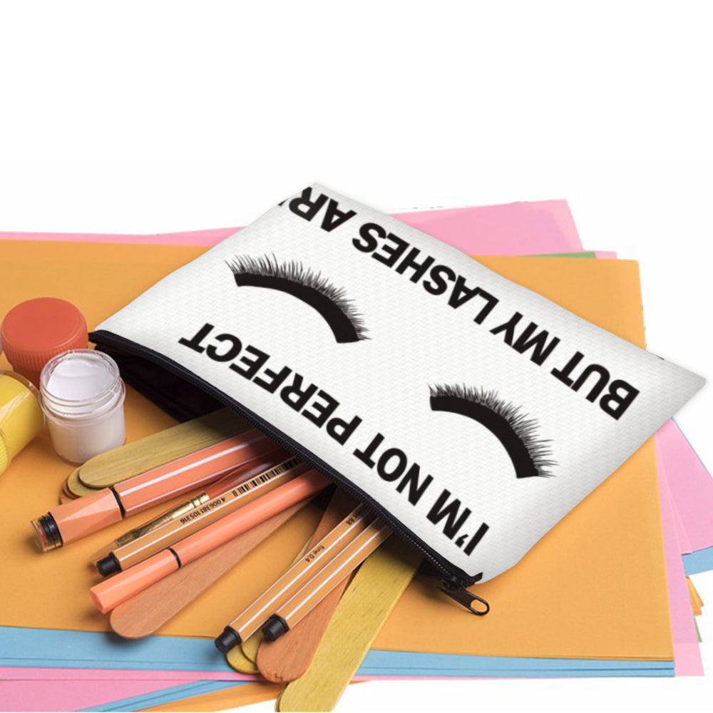 Deanfun Cosmetic Bags 3D Printed Eyelash with Letter Necessaries for Women Travelling - V.I.P Digital Presence