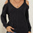 Deep V-neck sexy off shoulder loose pullover sweater for women top - V.I.P Digital Presence