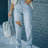 Distressed Asymmetric Waist Jeans - V.I.P Digital Presence