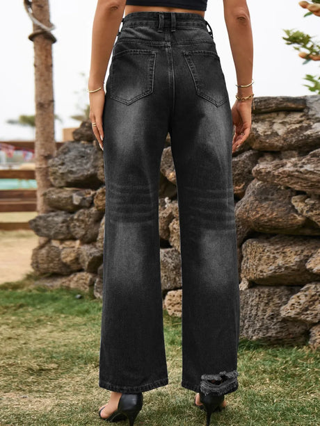 Distressed Jeans with Pockets - V.I.P Digital Presence