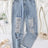 Distressed Raw Hem Jeans - V.I.P Digital Presence