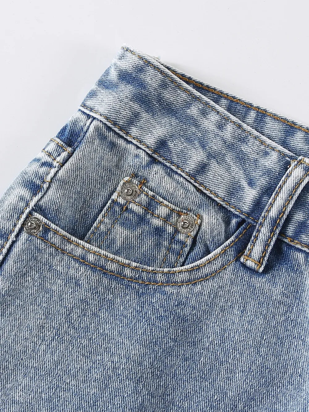 Distressed Raw Hem Jeans - V.I.P Digital Presence