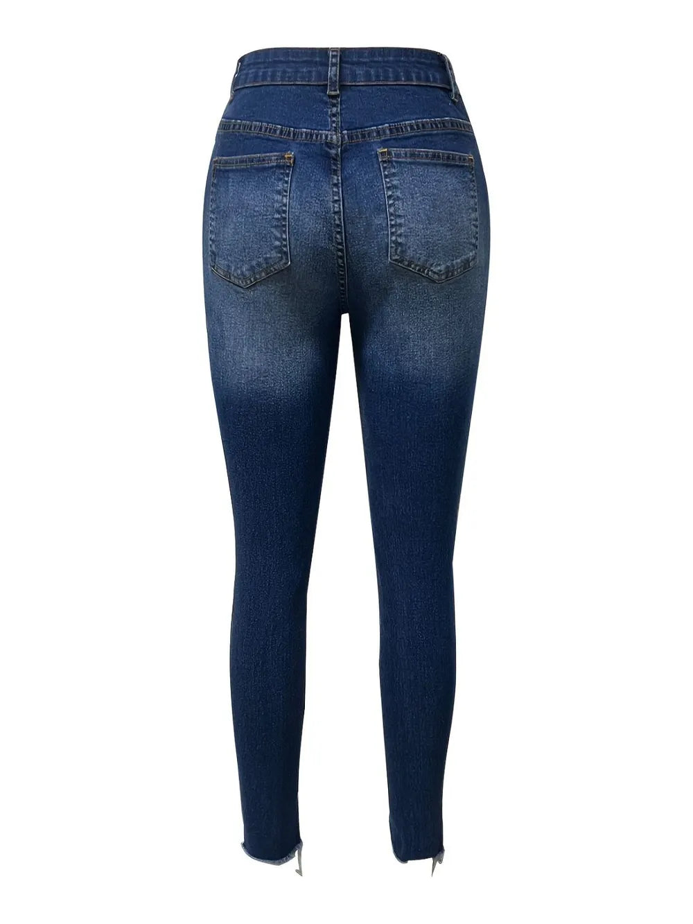 Distressed Skinny Jeans with Pockets - V.I.P Digital Presence