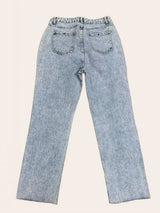Distressed Straight Leg Jeans with Pockets - V.I.P Digital Presence