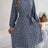 Ditsy Floral Tie Waist Pleated Dress - V.I.P Digital Presence