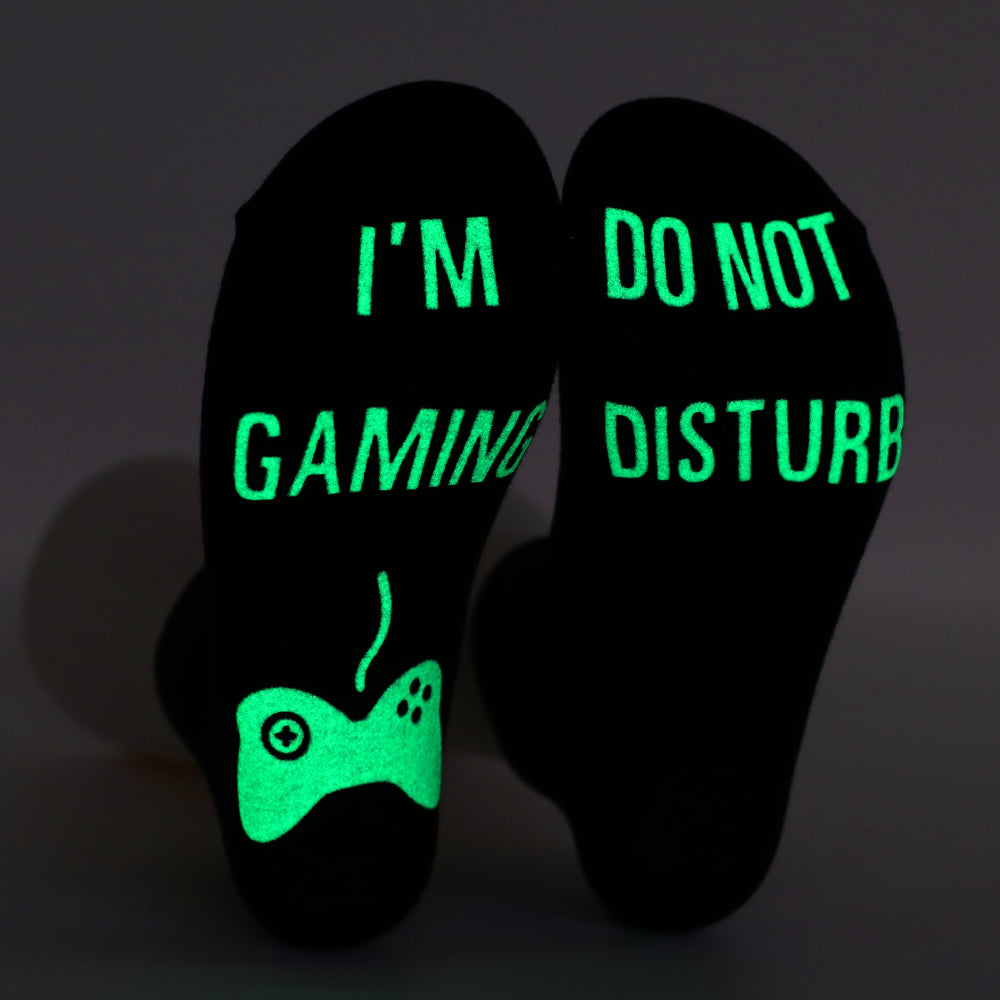 DO NOT DISTURB Short Socks Glue Letter Printing Socks Men's Mid-Tube Game Socks - V.I.P Digital Presence
