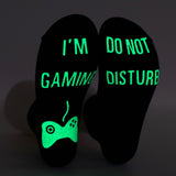 DO NOT DISTURB Short Socks Glue Letter Printing Socks Men's Mid-Tube Game Socks - V.I.P Digital Presence