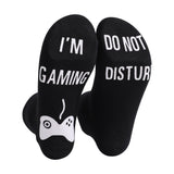 DO NOT DISTURB Short Socks Glue Letter Printing Socks Men's Mid-Tube Game Socks - V.I.P Digital Presence