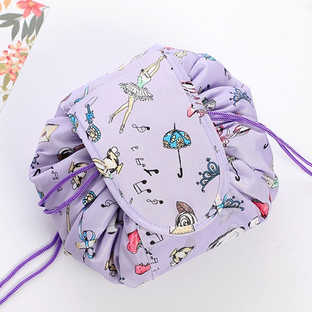 Do Not Miss Drop ship Women Drawstring Cosmetic Bag travel Organizer bag pouch Make Up Case Storage Makeup Bag Toiletry bag - V.I.P Digital Presence