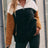 Double sided plush contrasting patch pocket hoodie color blocked plush top for women - V.I.P Digital Presence