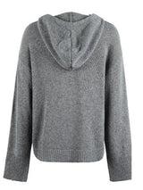 Drawstring Button Up Hooded Cardigan - V.I.P Digital Presence