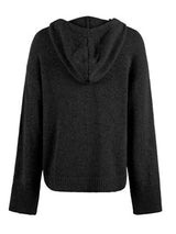 Drawstring Button Up Hooded Cardigan - V.I.P Digital Presence