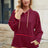 Drawstring Contrast Striped Long Sleeve Hoodie - V.I.P Digital Presence