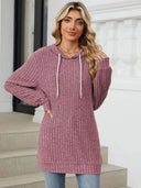Drawstring Long Sleeve Hoodie - V.I.P Digital Presence