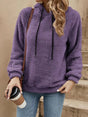 Drawstring Long Sleeve Hoodie - V.I.P Digital Presence