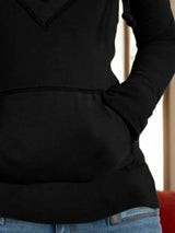 Drawstring Pocketed Long Sleeve Hoodie - V.I.P Digital Presence