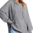 Drawstring Slit Long Sleeve Hoodie - V.I.P Digital Presence