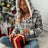 Drawstring Snowflake Zip Up Hooded Outerwear - V.I.P Digital Presence