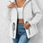 Drawstring Zip Up Hooded Jacket - V.I.P Digital Presence
