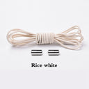 Elastic Lock Shoe Laces No Tie Shoelaces New Simplicity Round Metal Tip Shoelace Leisure Quick Sport Shoe Laces Unisex - V.I.P Digital Presence