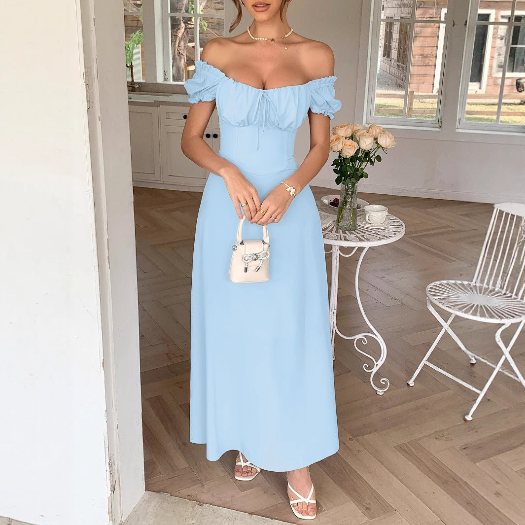 Elegant one shoulder long dress - V.I.P Digital Presence