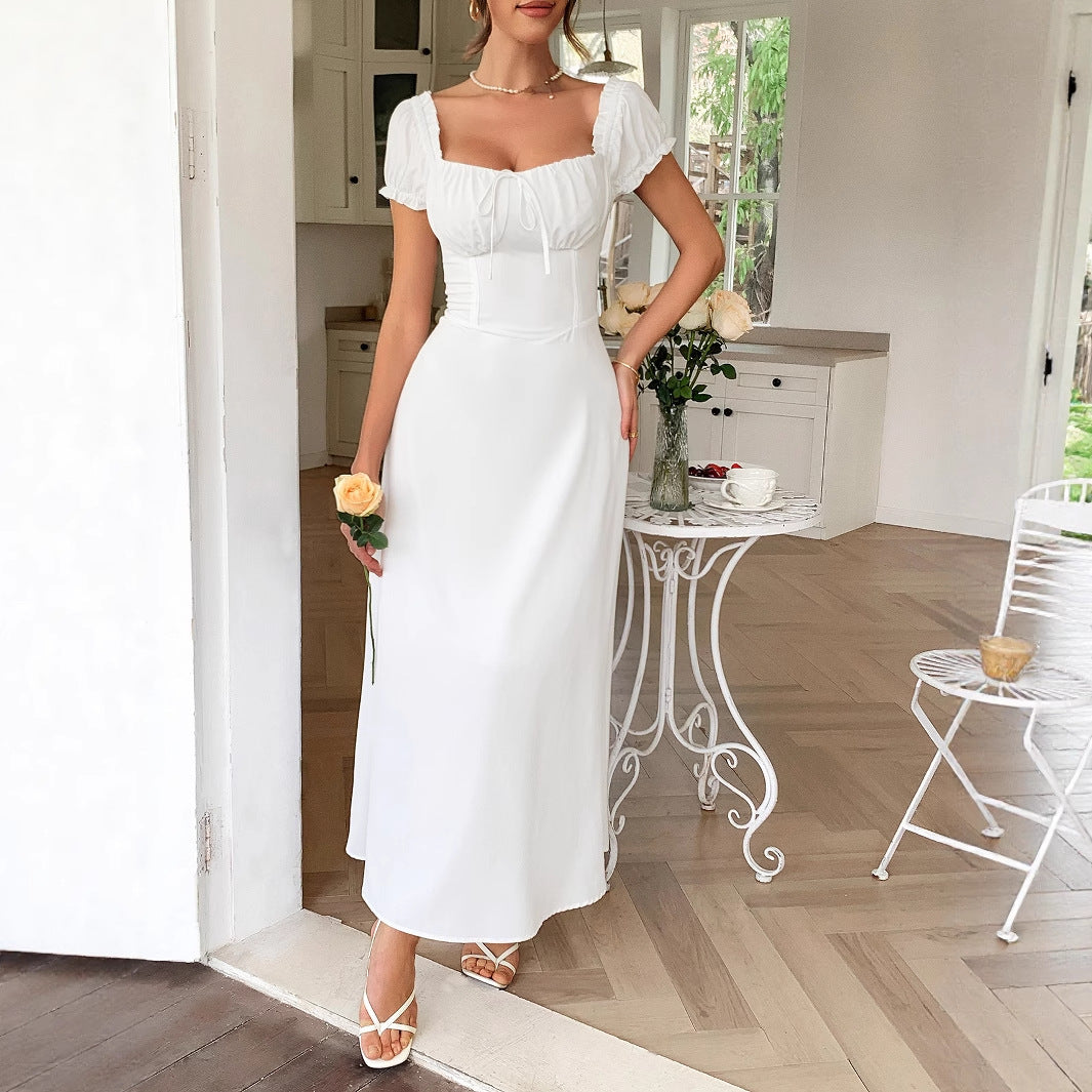 Elegant one shoulder long dress - V.I.P Digital Presence