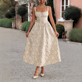Embroidered suspender waistband dress - V.I.P Digital Presence
