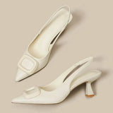 Slingback Pointed Toe Pumps - V.I.P Digital Presence